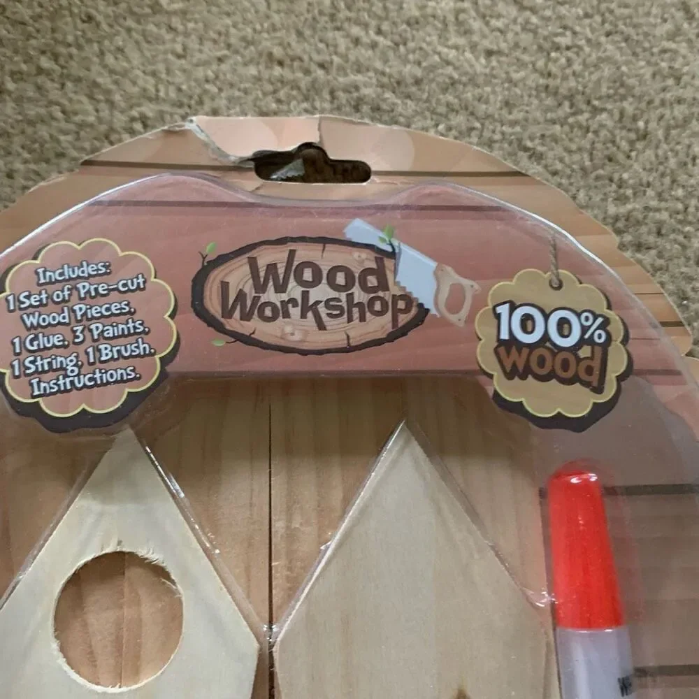 Creative Kids Wood Workshop Bird Feeder Kit *New*